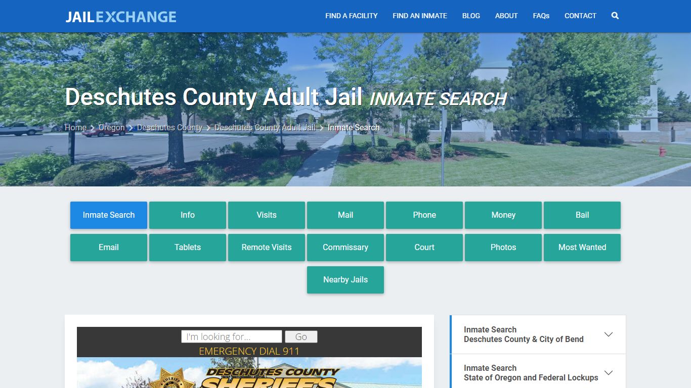 Inmate Search: Roster & Mugshots - Deschutes County Adult Jail, OR